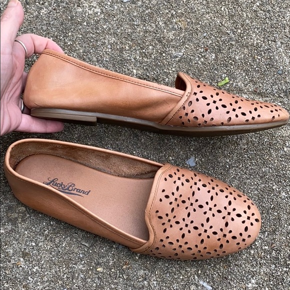 *SOLD*Lucky Brand Leather Flats - Picture 6 of 6